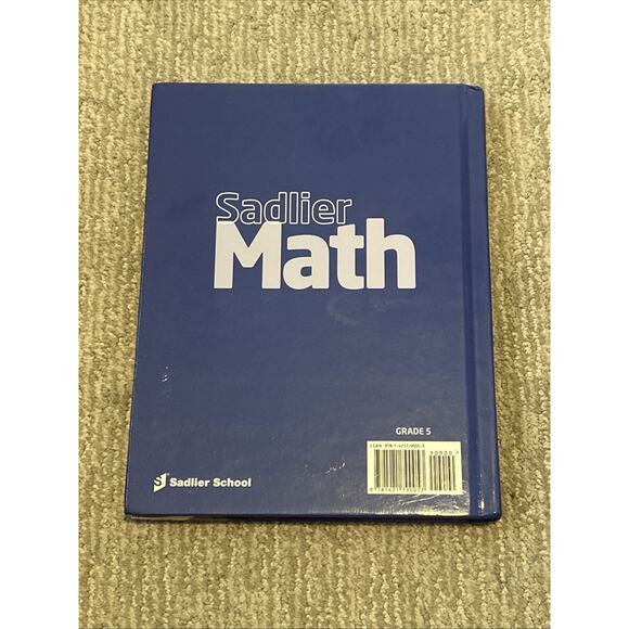 Sadlier Math grade Five Student Textbook Hc 2019 LeTourneau Vg - Picture 3 of 6